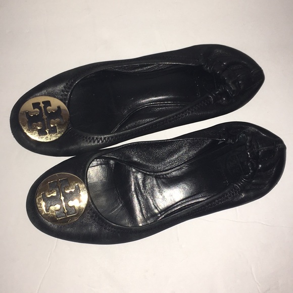 Tory Burch black flats size 8 Good condition. - Picture 6 of 12